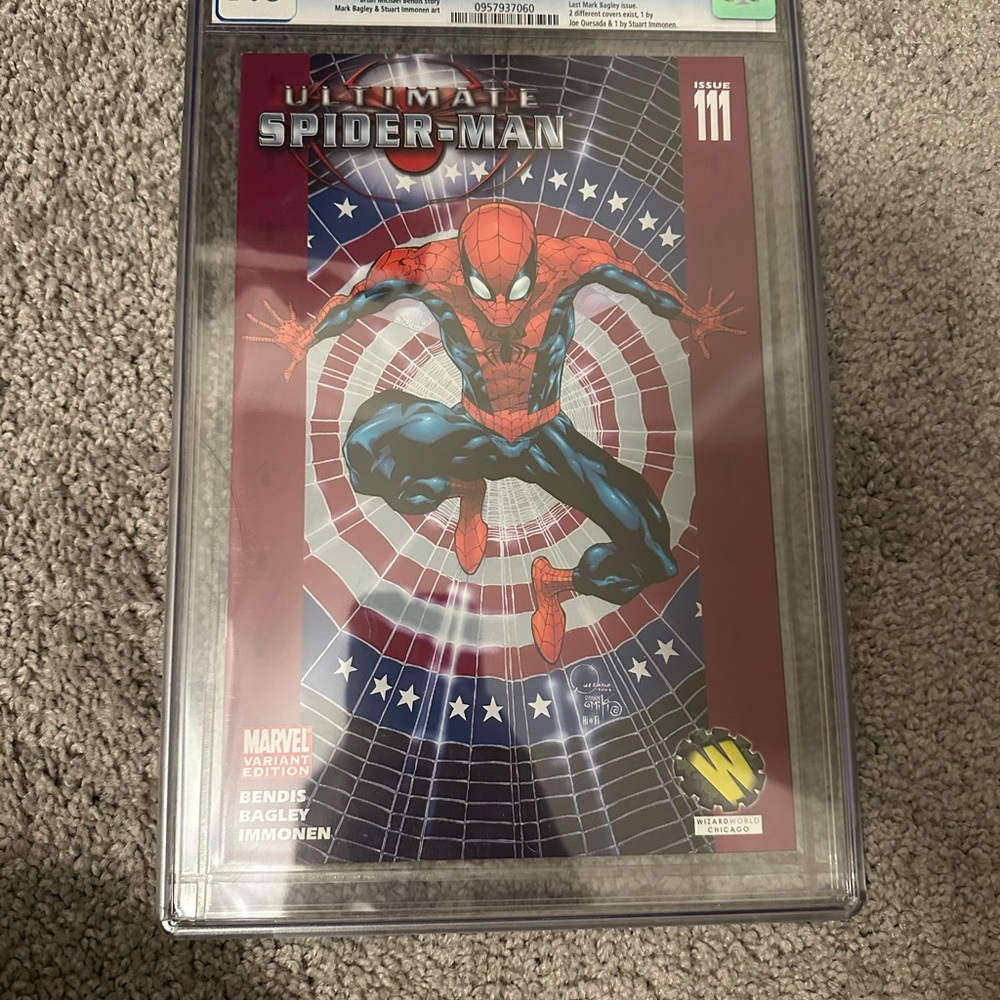 Marvel Ultimate Spider-Man Issue 111 CGC 9.8 Special White Pages Edition